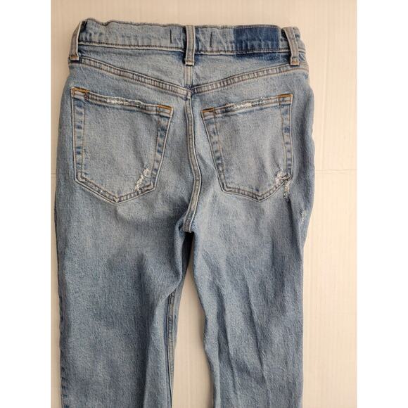 Abercrombie & Fitch Jeans Womens 27 The Dad High Rise Straight Button Fly - Picture 11 of 12